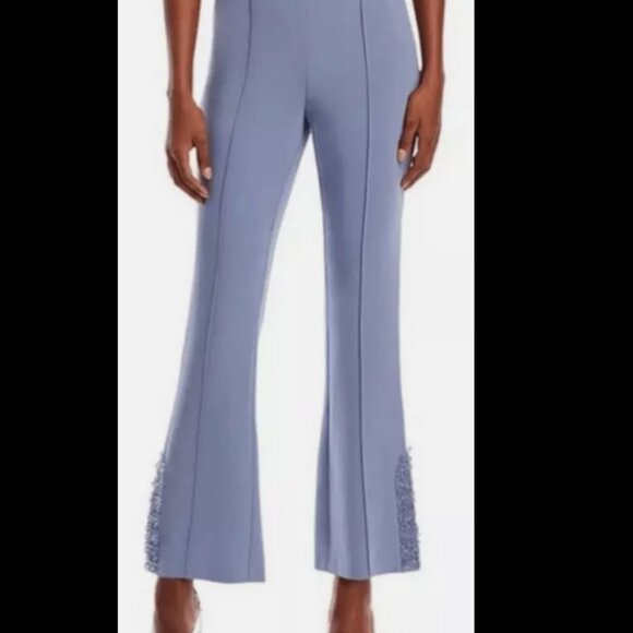 Cinq A Sept Kayden Tailored Beaded Crepe pants - Picture 2 of 4